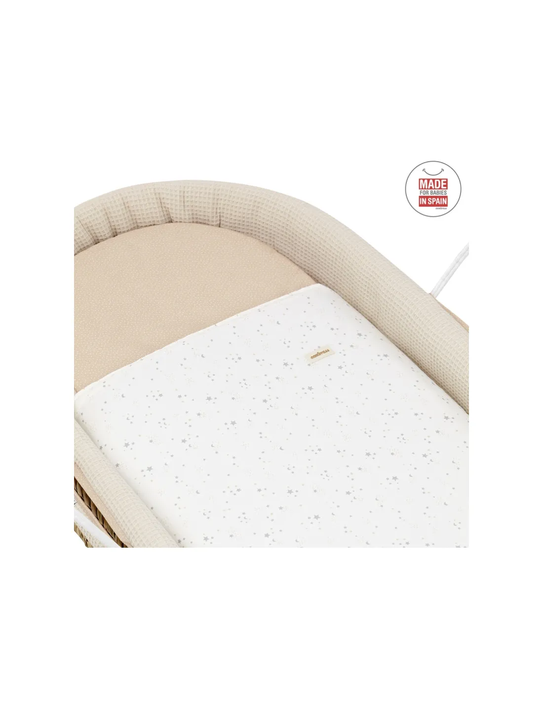 Cesto bebé de palma Sky beige de Cambrass