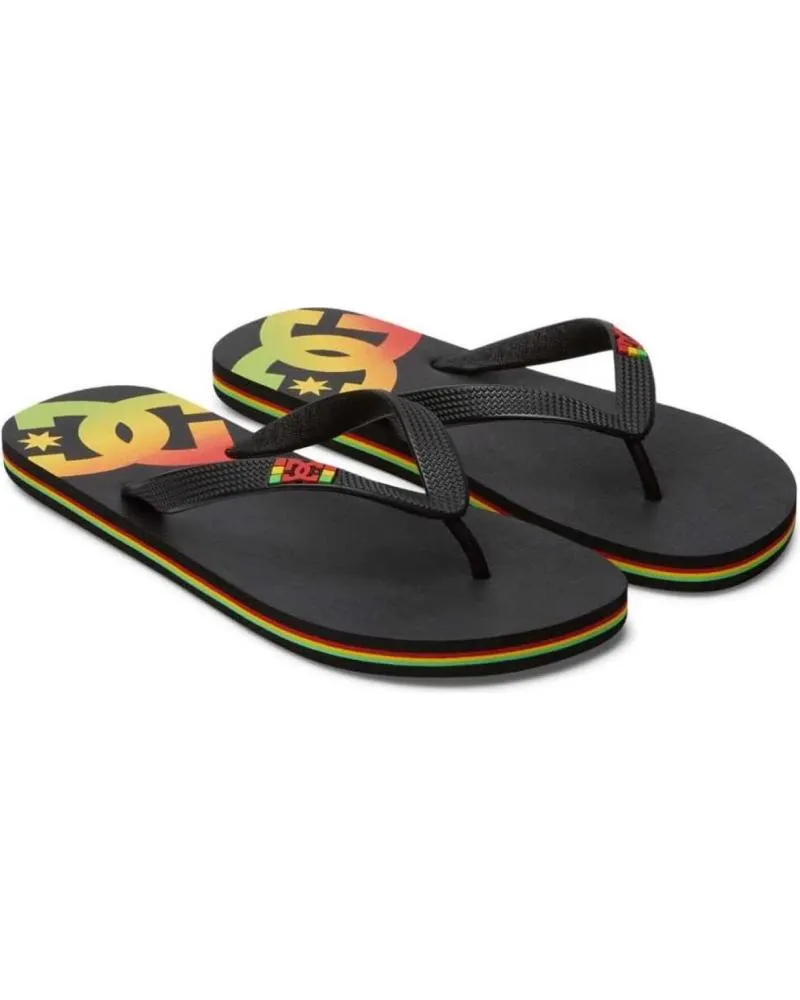 Chanclas DC SHOES  de Mujer y Hombre y Niña y Niño CHANCLAS SPRAY RASTA  MULTICOLOR