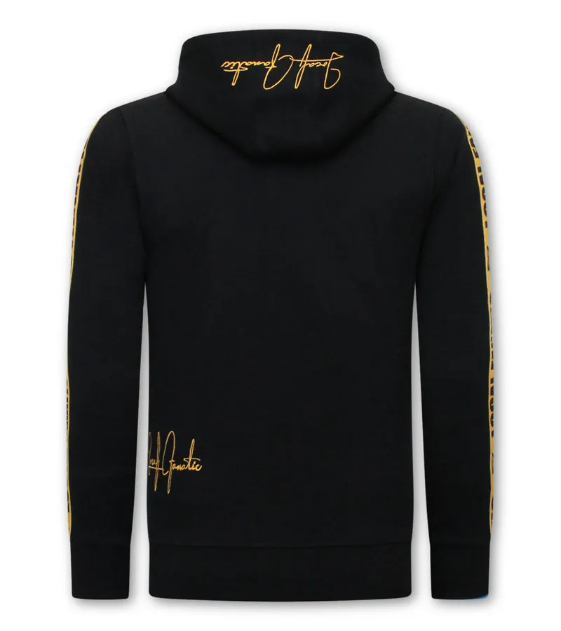 CHANDAL COMPLETO HOMBRE CON CAPUCHA  116513ZZG  NEGRO