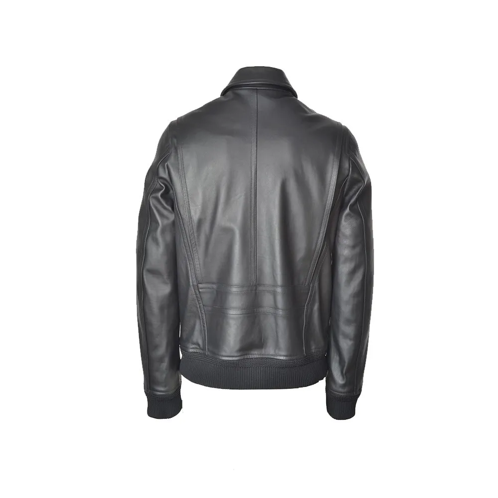 Chaqueta de Piel PT Torino TL2PAV010MLS01PE Color Negro