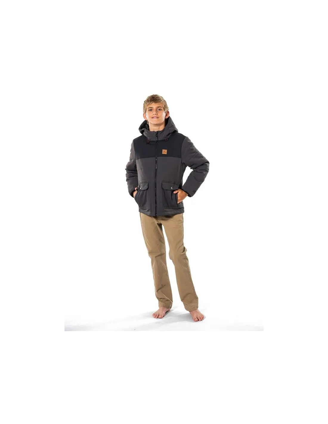 Chaqueta Rip Curl Ridge negro niño