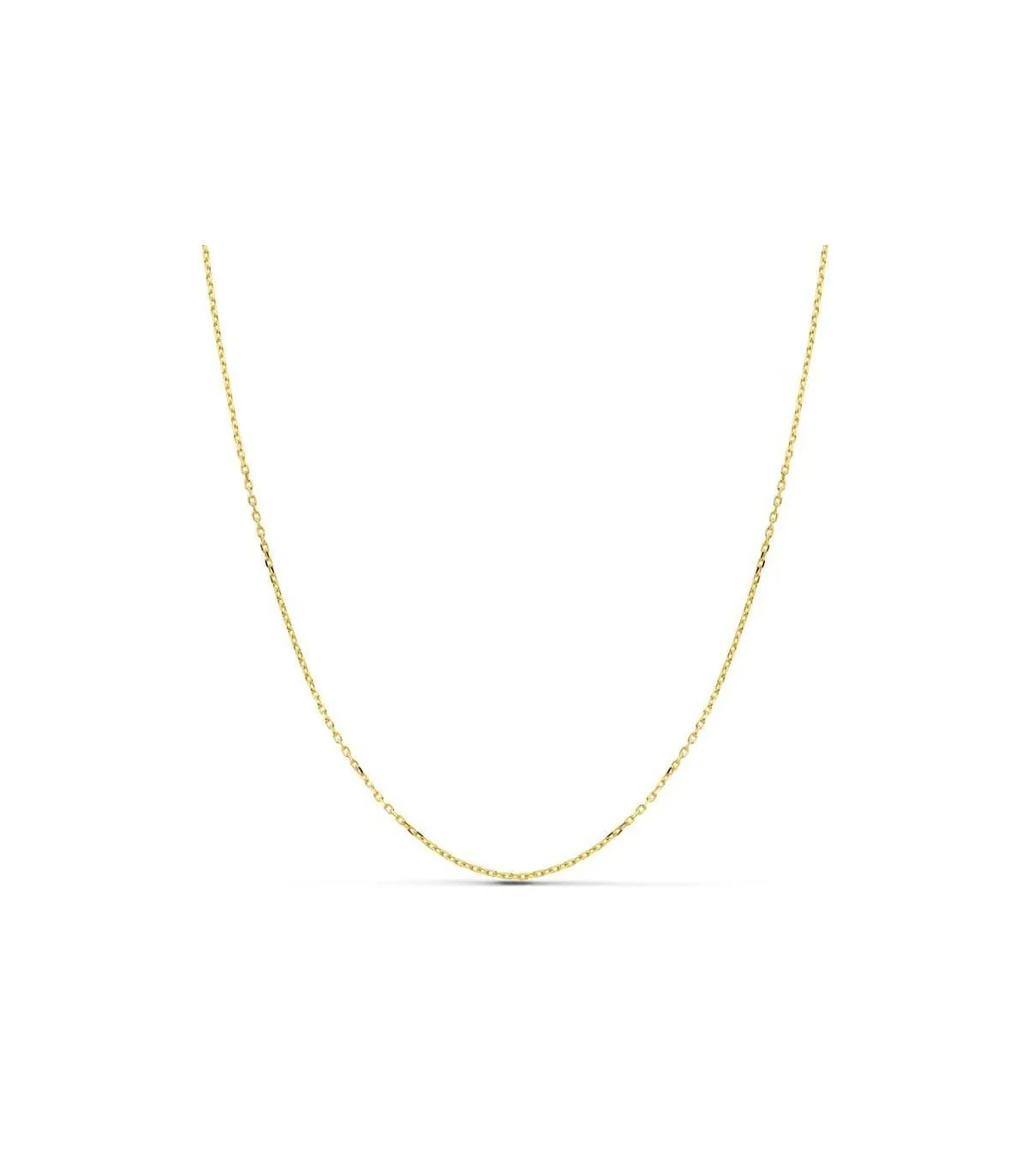 Chaîne Forçat 1mm Or 18 K 50cm