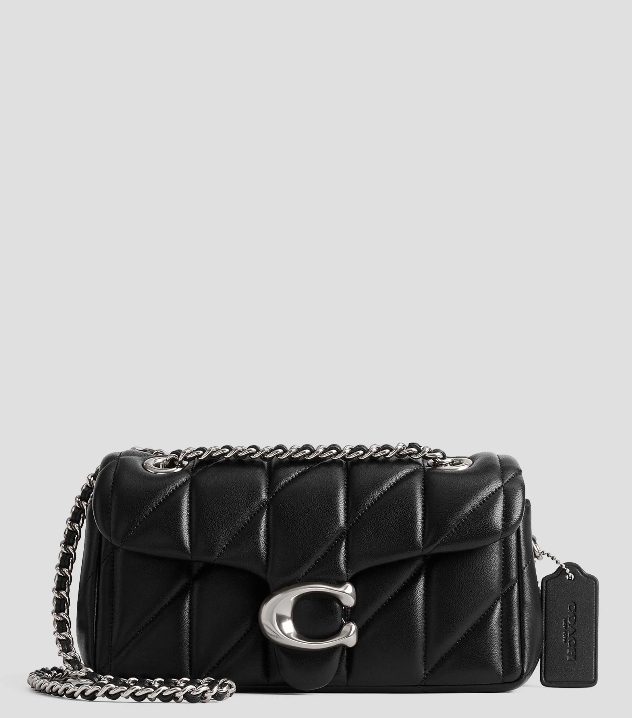 Coach Bolso shoulder negro en piel Tabby 20 Mujer