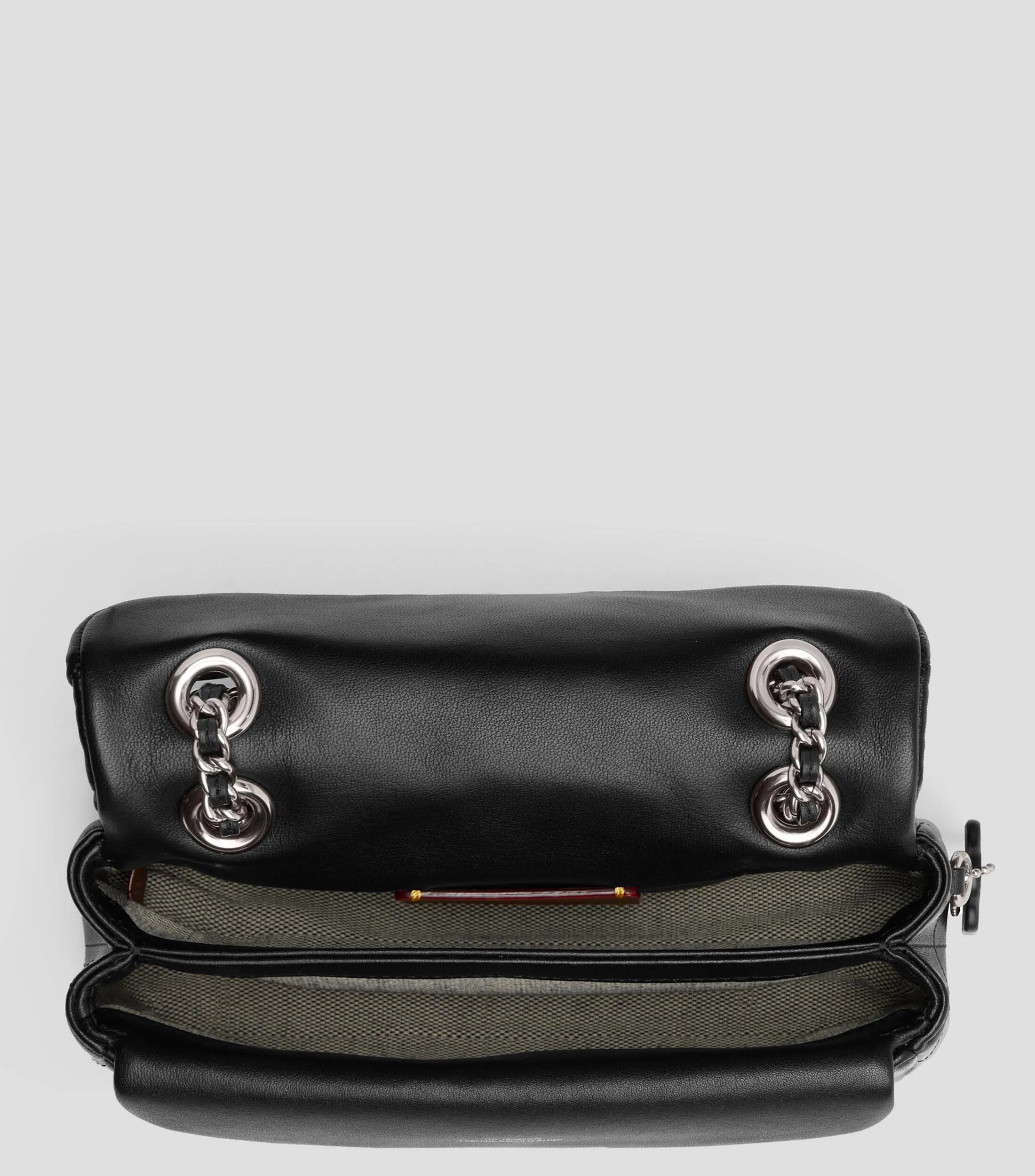Coach Bolso shoulder negro en piel Tabby 20 Mujer