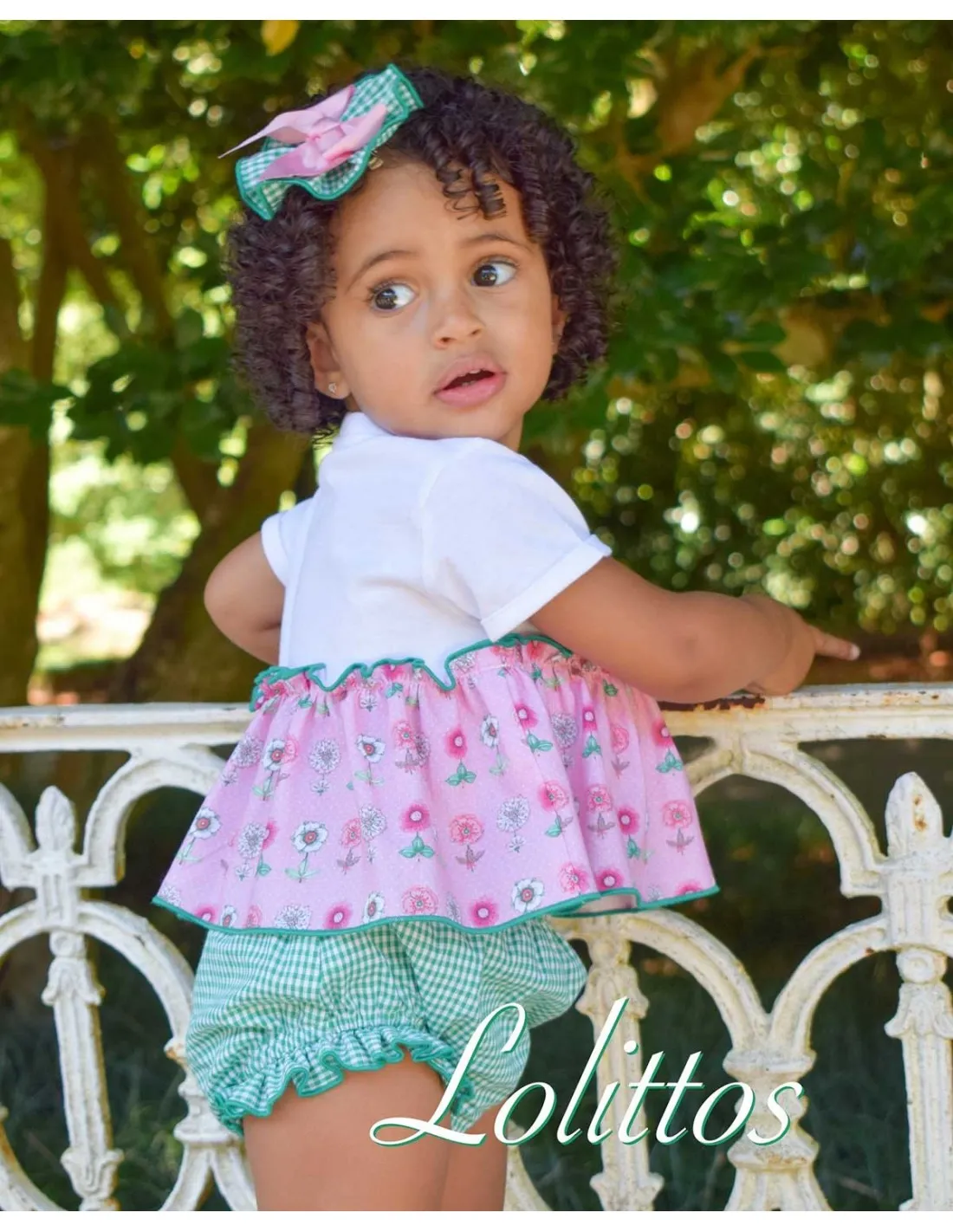 Conjunto Camiseta y Cubre Niña Lolittos Moda Infantil Colección Rubí