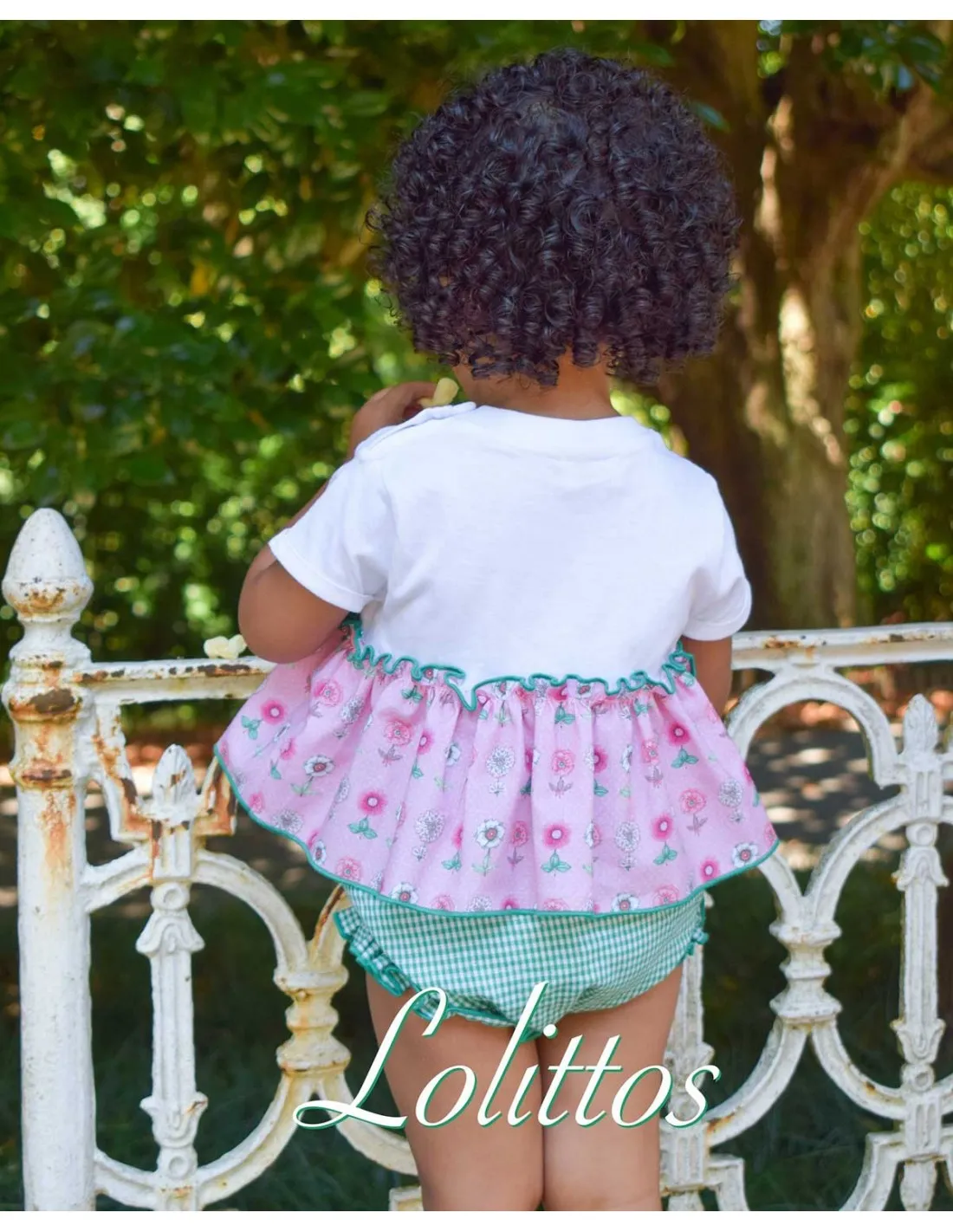 Conjunto Camiseta y Cubre Niña Lolittos Moda Infantil Colección Rubí