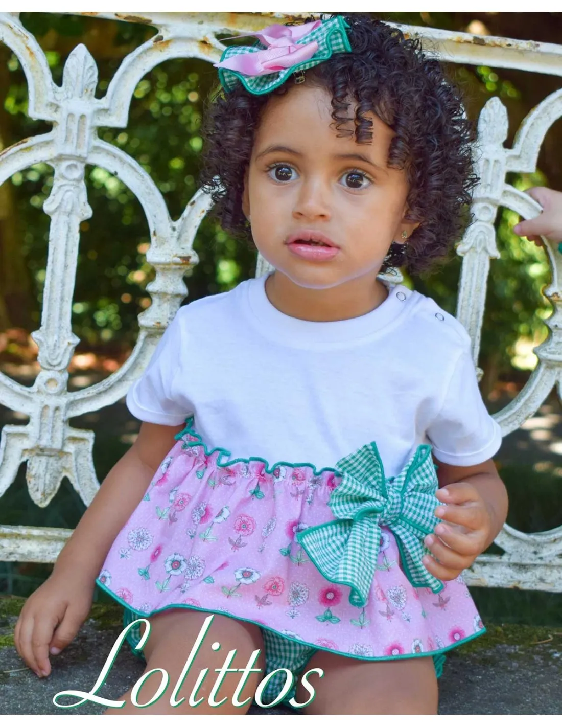 Conjunto Camiseta y Cubre Niña Lolittos Moda Infantil Colección Rubí