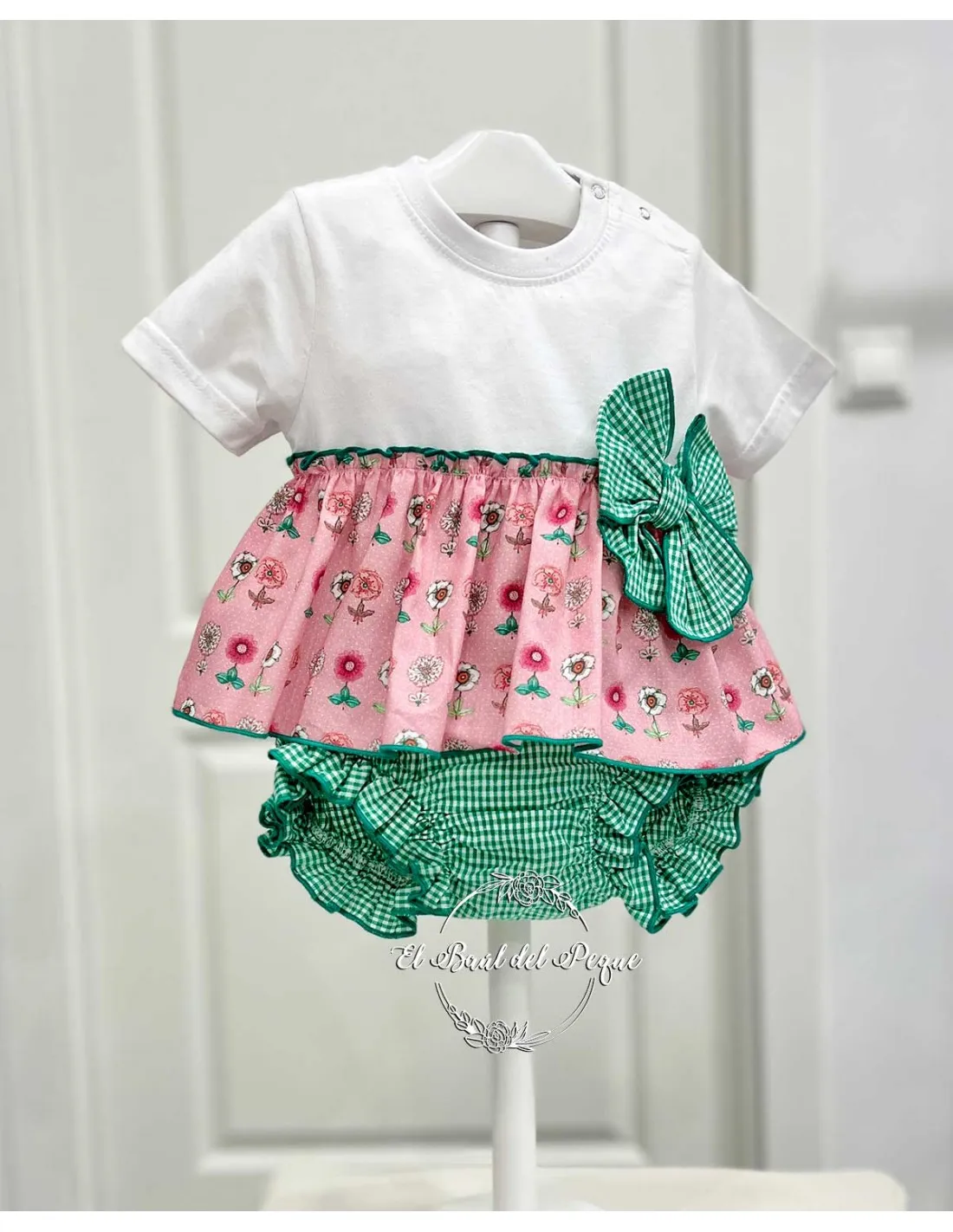 Conjunto Camiseta y Cubre Niña Lolittos Moda Infantil Colección Rubí