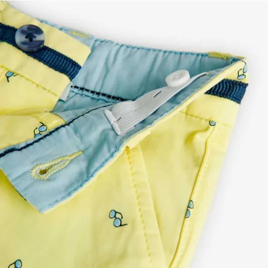 Conjunto niño Boboli azul y amarillo
