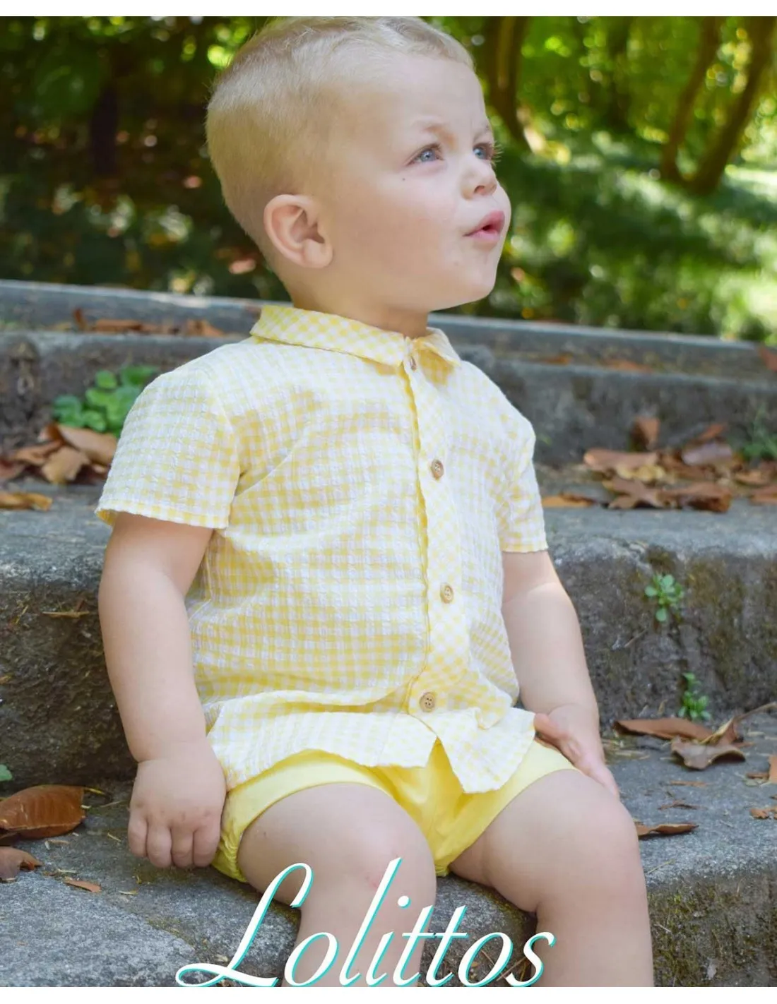 Conjunto Niño Lolittos Colección Primavera Amarillo