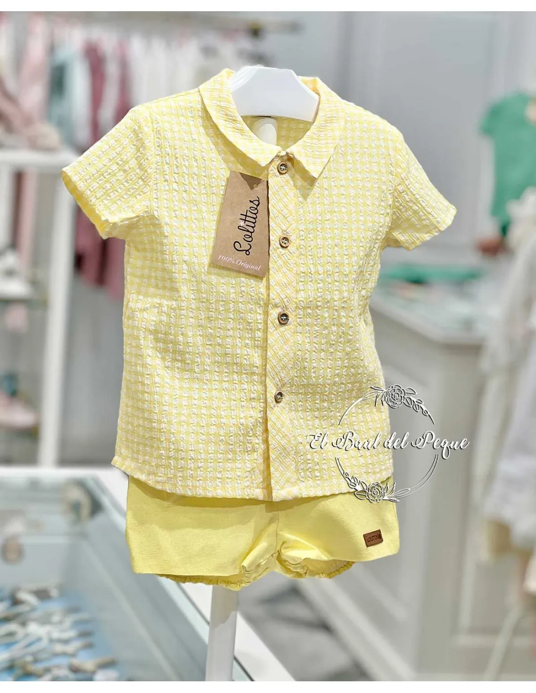 Conjunto Niño Lolittos Colección Primavera Amarillo