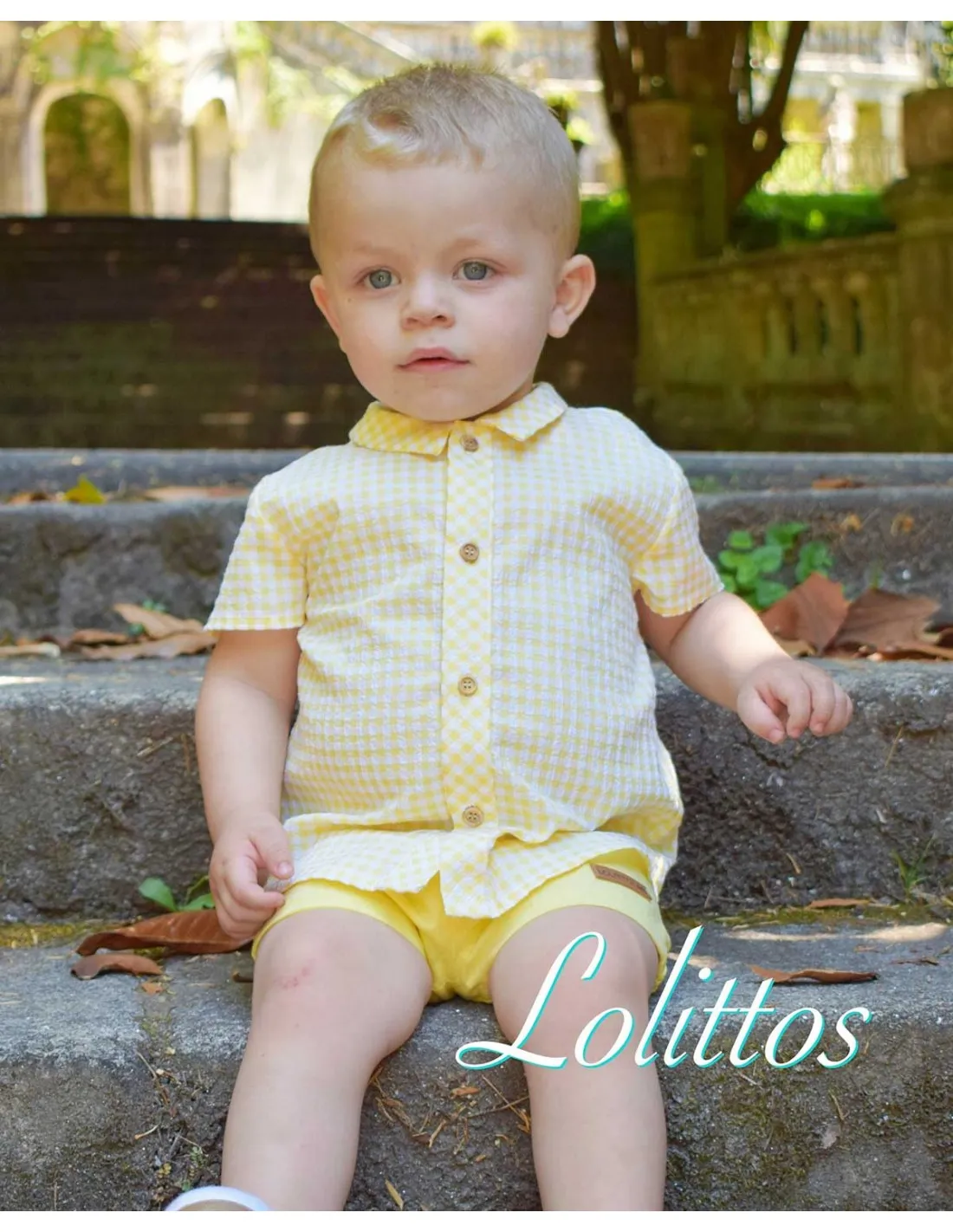 Conjunto Niño Lolittos Colección Primavera Amarillo