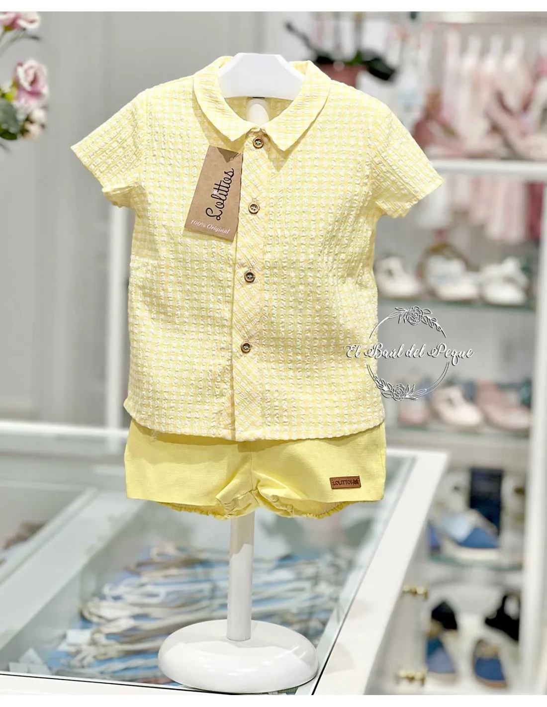 Conjunto Niño Lolittos Colección Primavera Amarillo