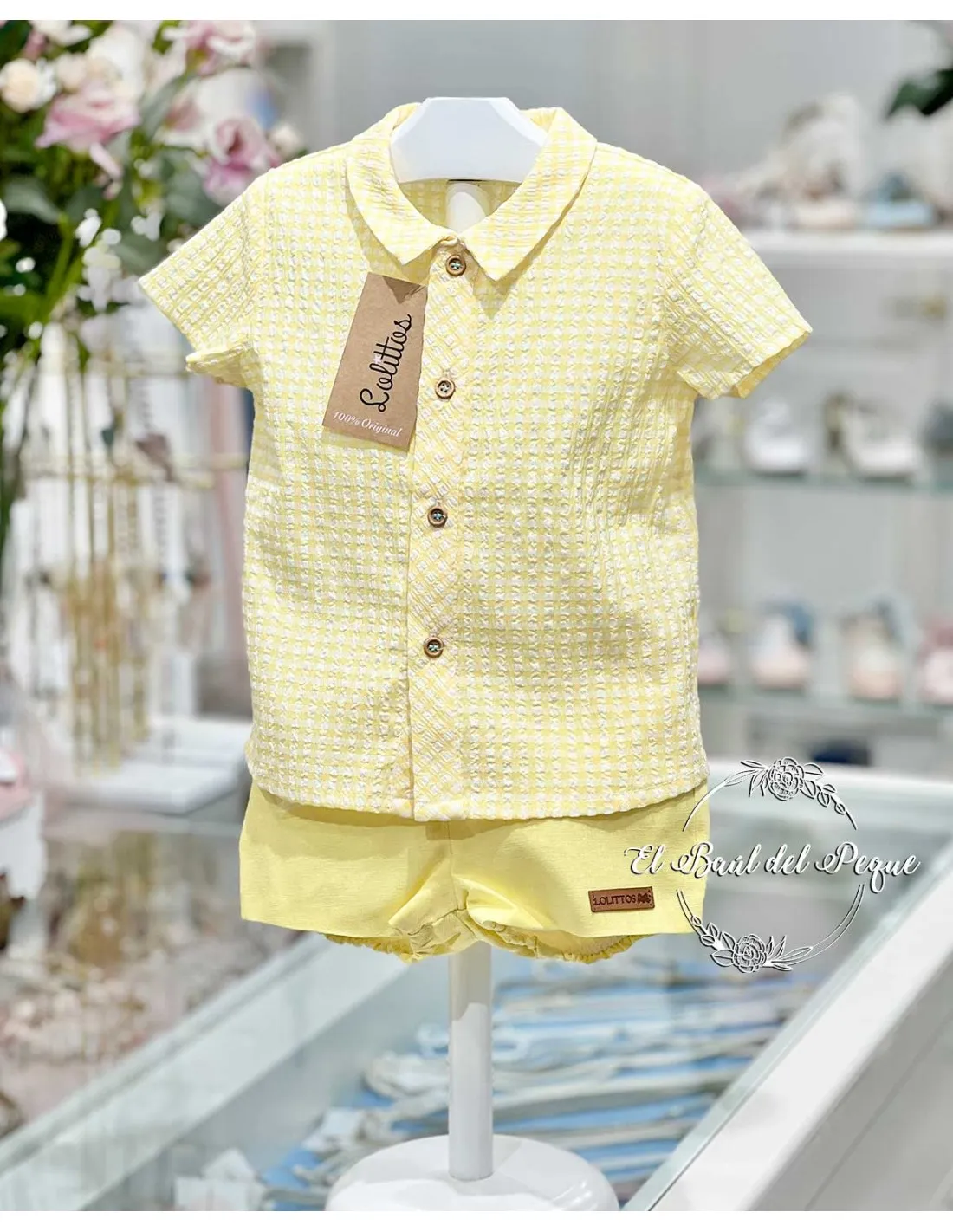 Conjunto Niño Lolittos Colección Primavera Amarillo