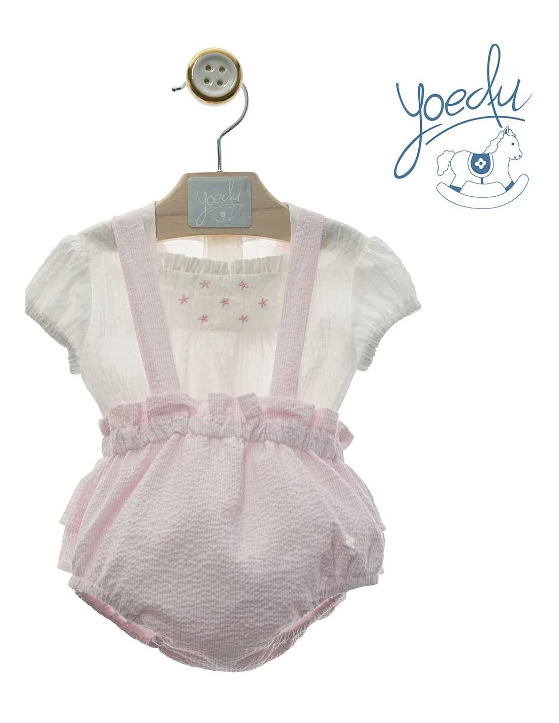 Conjunto Ranita Rosa Bebé Yoedu Familia Lily