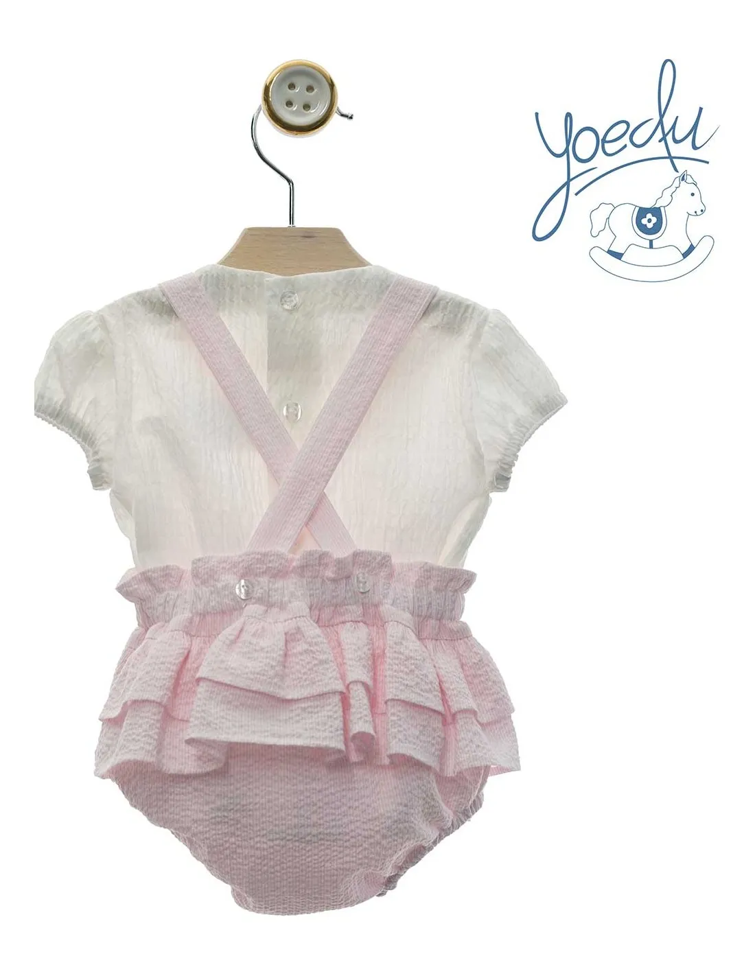 Conjunto Ranita Rosa Bebé Yoedu Familia Lily