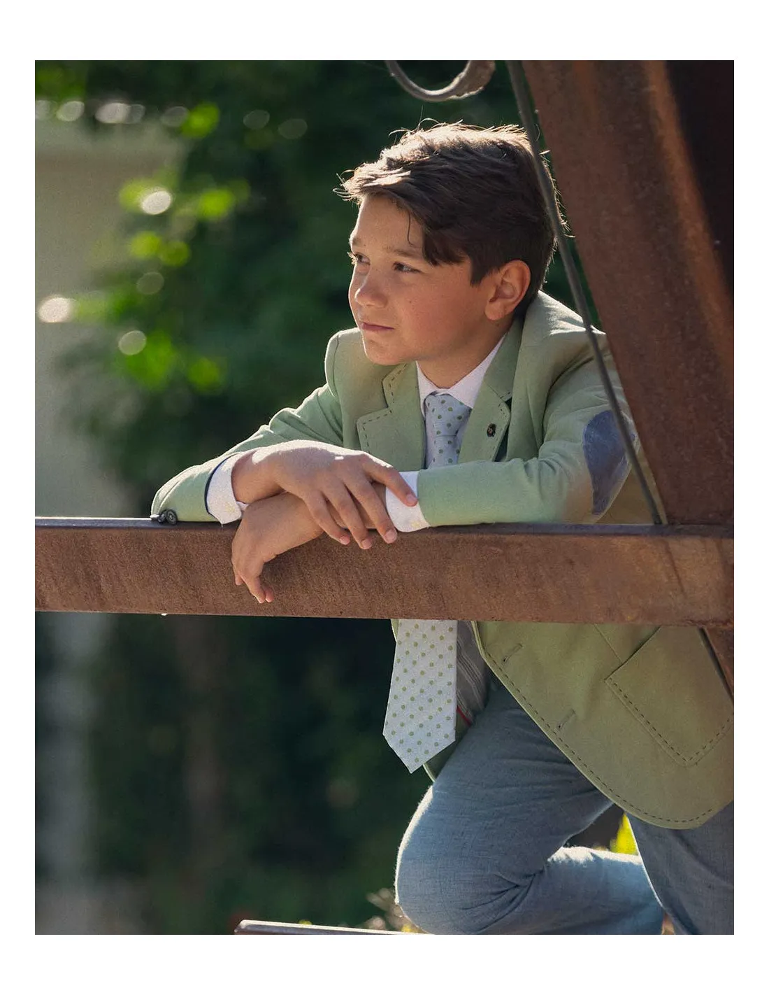 Corbata Niño Topos Varones Moda Infantil