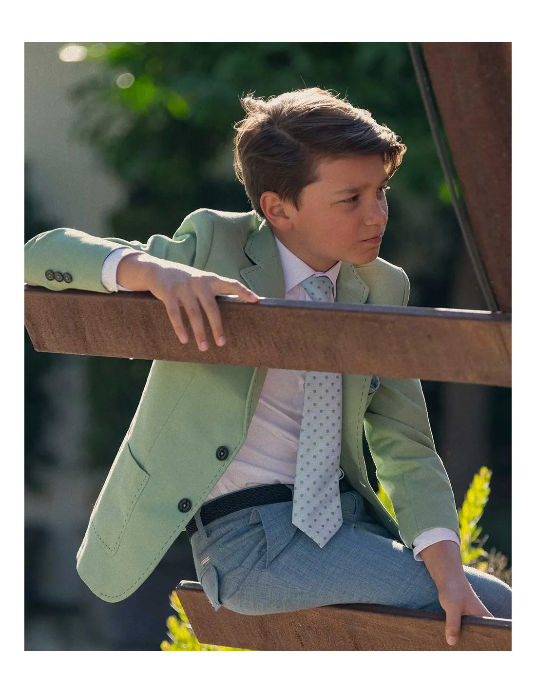 Corbata Niño Topos Varones Moda Infantil