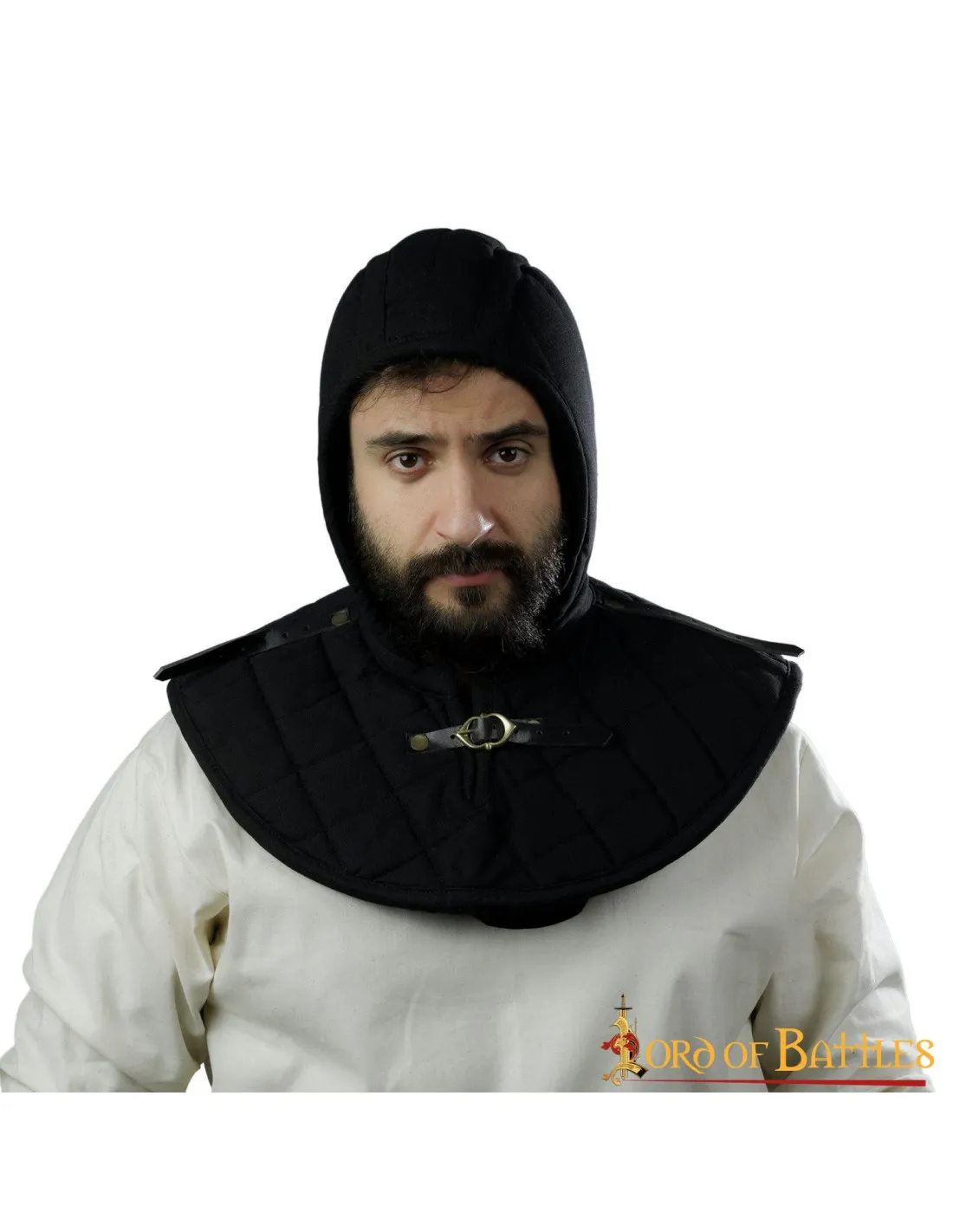 Crespina con gorjal medieval acolchada