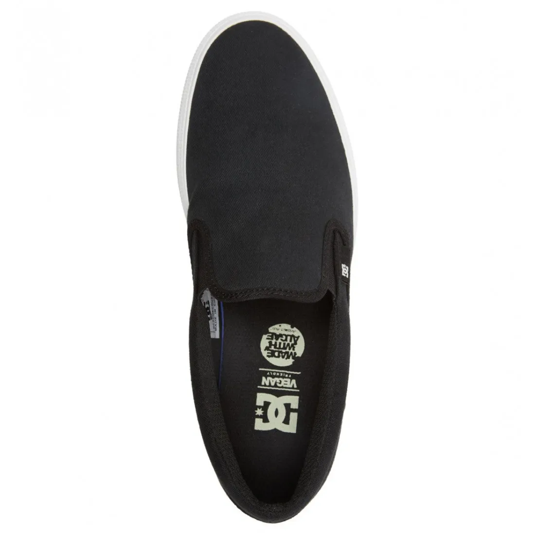 DC SHOES MANUAL SLIP ON black