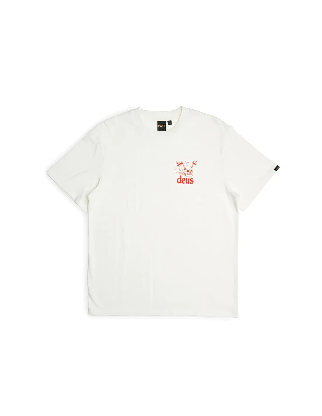 DEUS CROSSROAD TEE VINTAGE WHITE