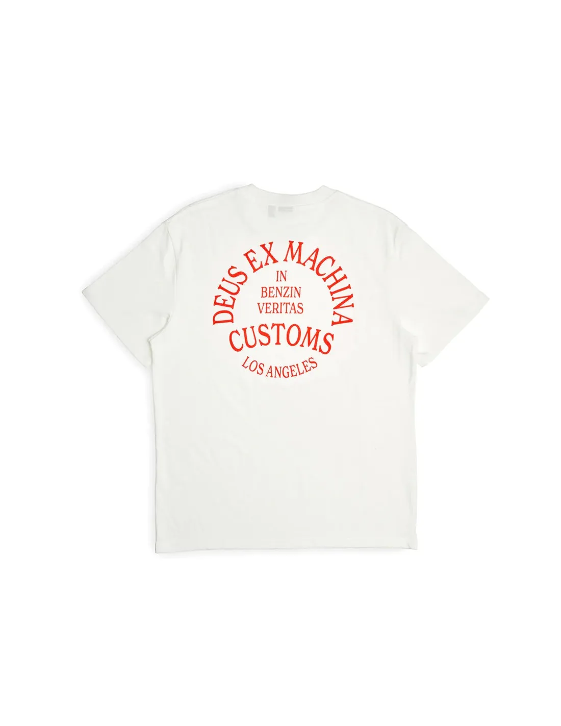 DEUS CROSSROAD TEE VINTAGE WHITE