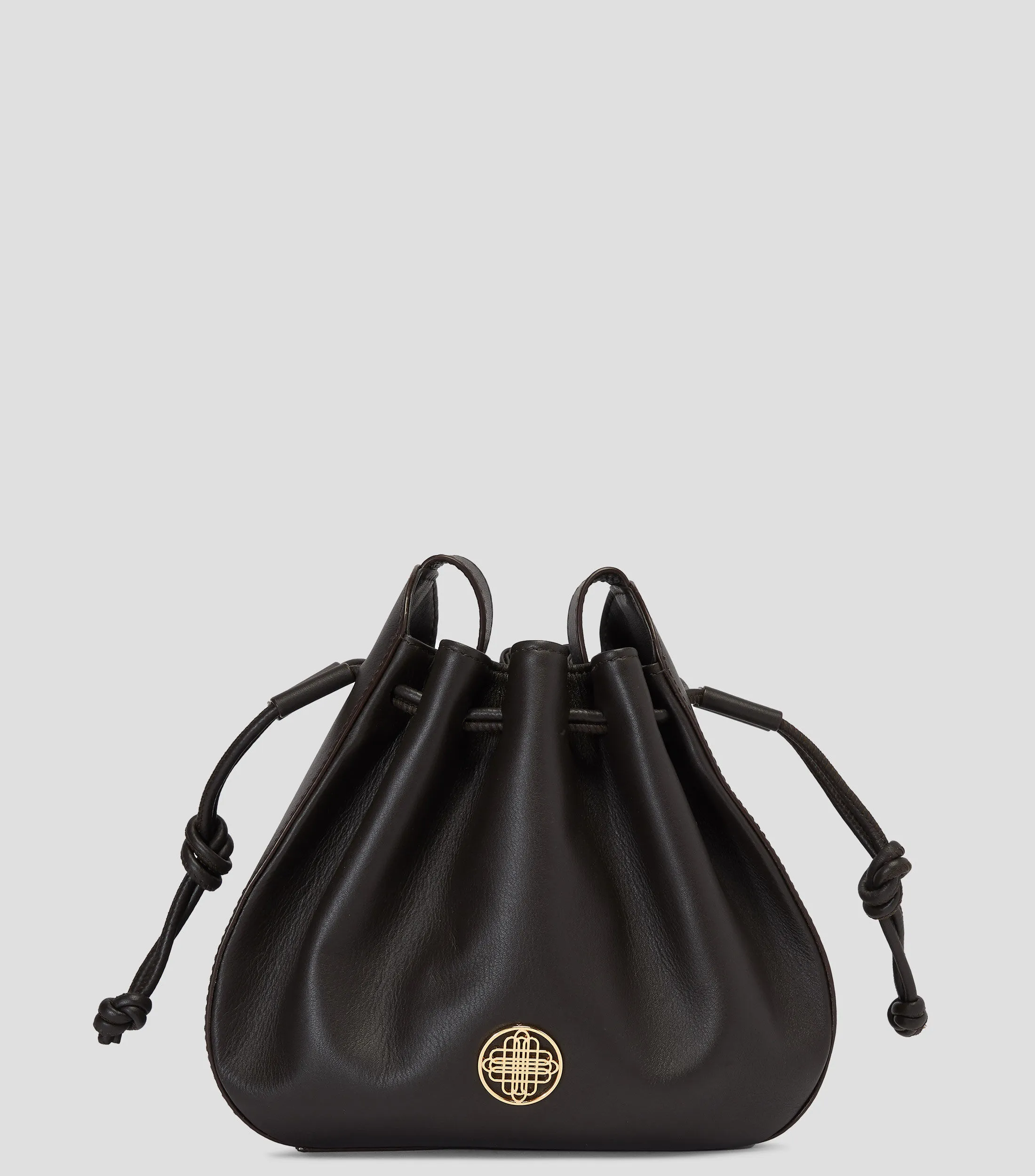 DHierro Bolso crossbody en piel café obscuro Sócrates Mujer