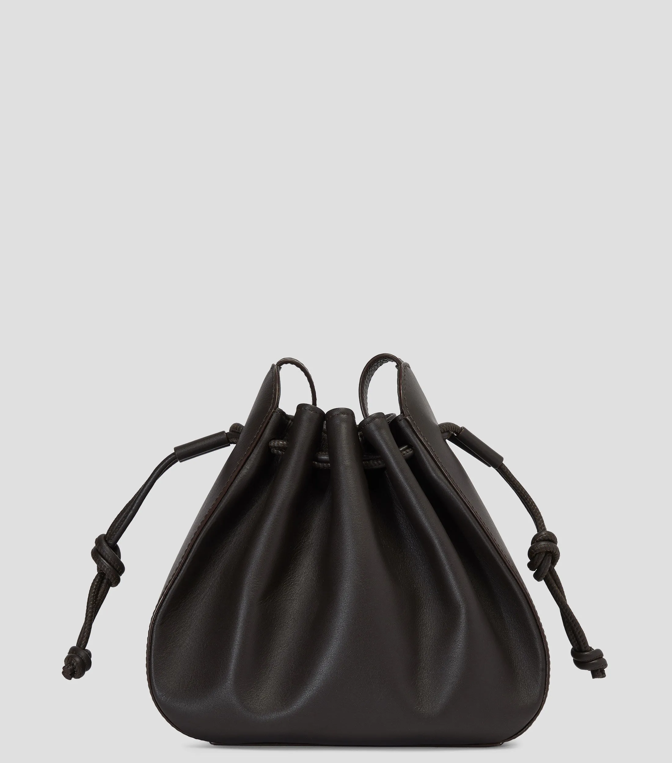 DHierro Bolso crossbody en piel café obscuro Sócrates Mujer