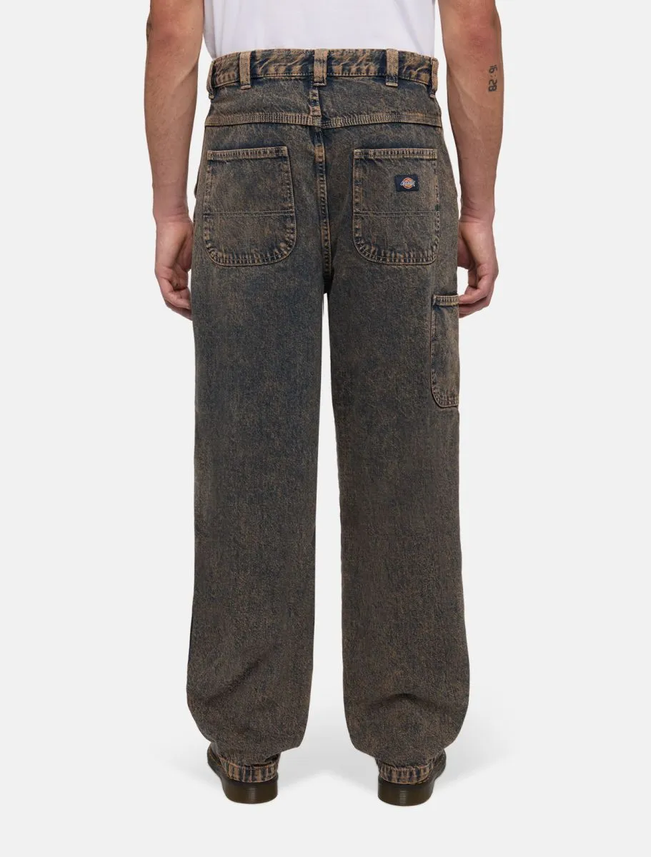 dickies pantalón madison baggy fit denim overdye