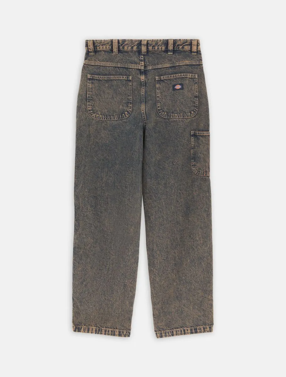 dickies pantalón madison baggy fit denim overdye