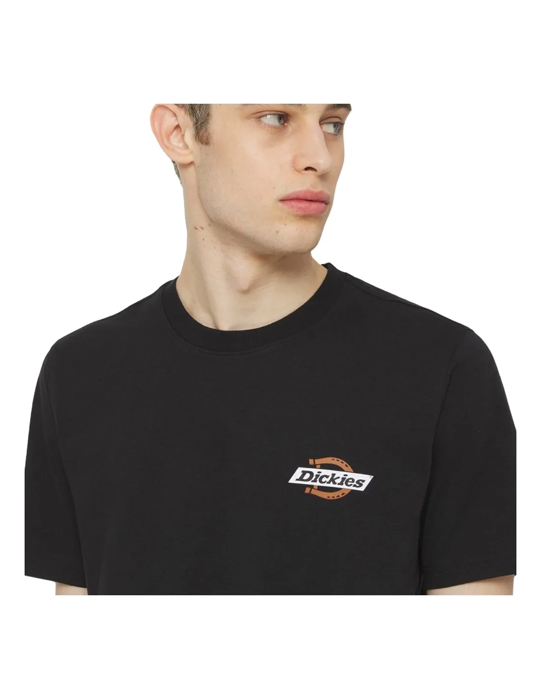 DICKIES SS RUSTON TEE BLACK/MOCHA