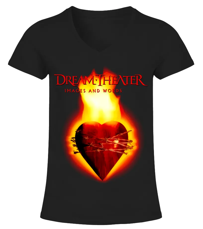 Dream Theater Images and Words BK 002 Camiseta cuello pico Mujer