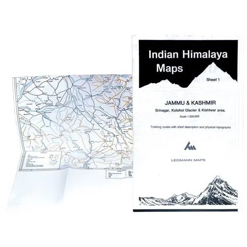 ED. LEOMANN MAPS PU. INDIAN HIMALAYA 1, JAMMUKASHMIR