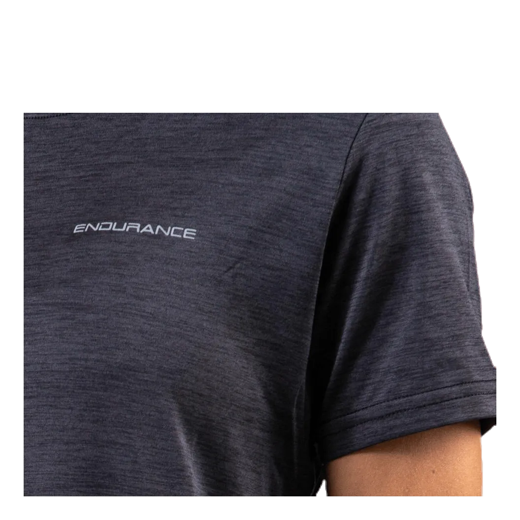 Endurance Maje Melange S/S Tee Black