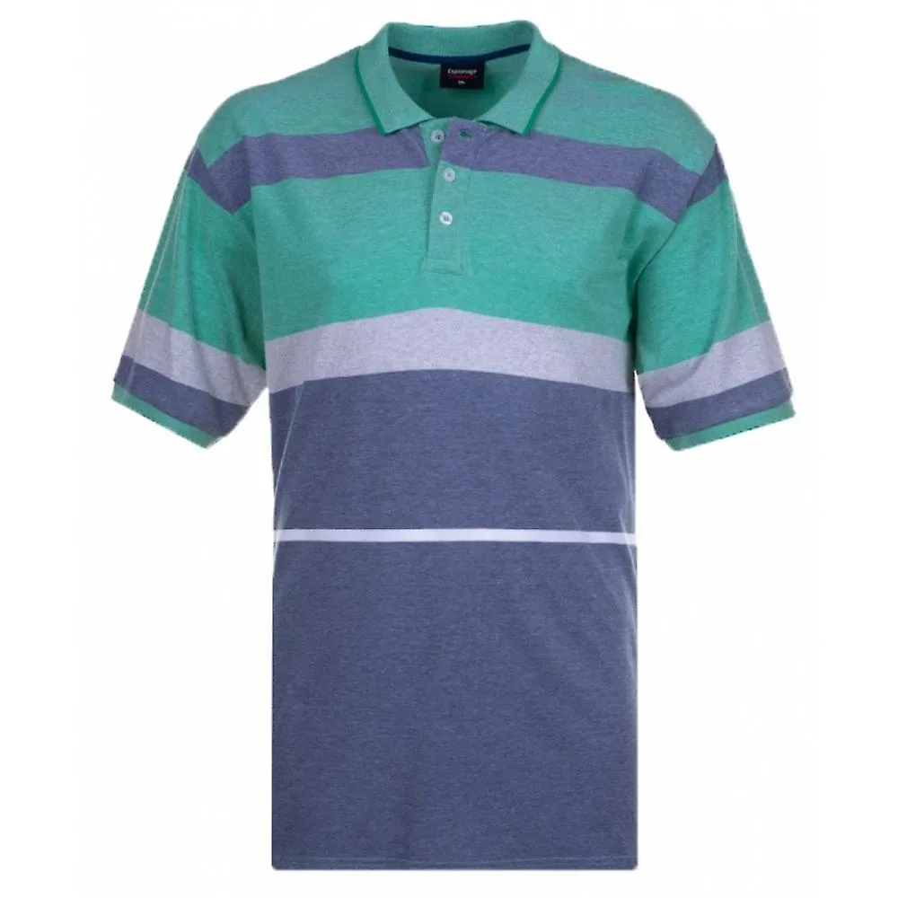 ESPIONAJE Espionaje Espionaje Moda Contraste Stripe Polo