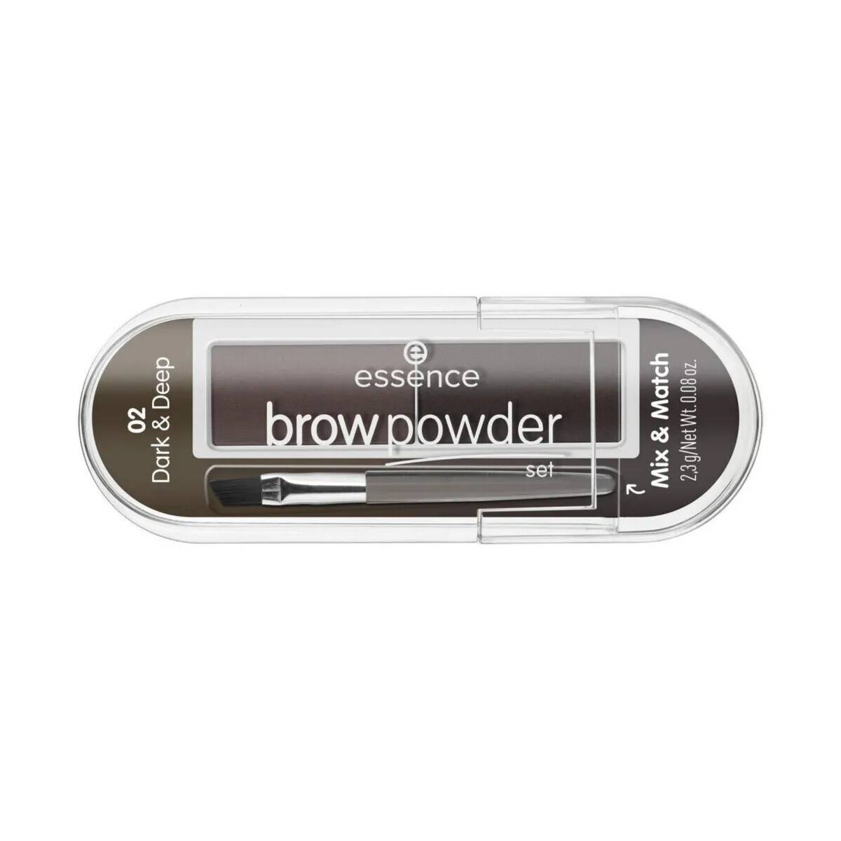 EYEBROW POWDER SET  02 DARK & DEEP  02 DARK & DEEP