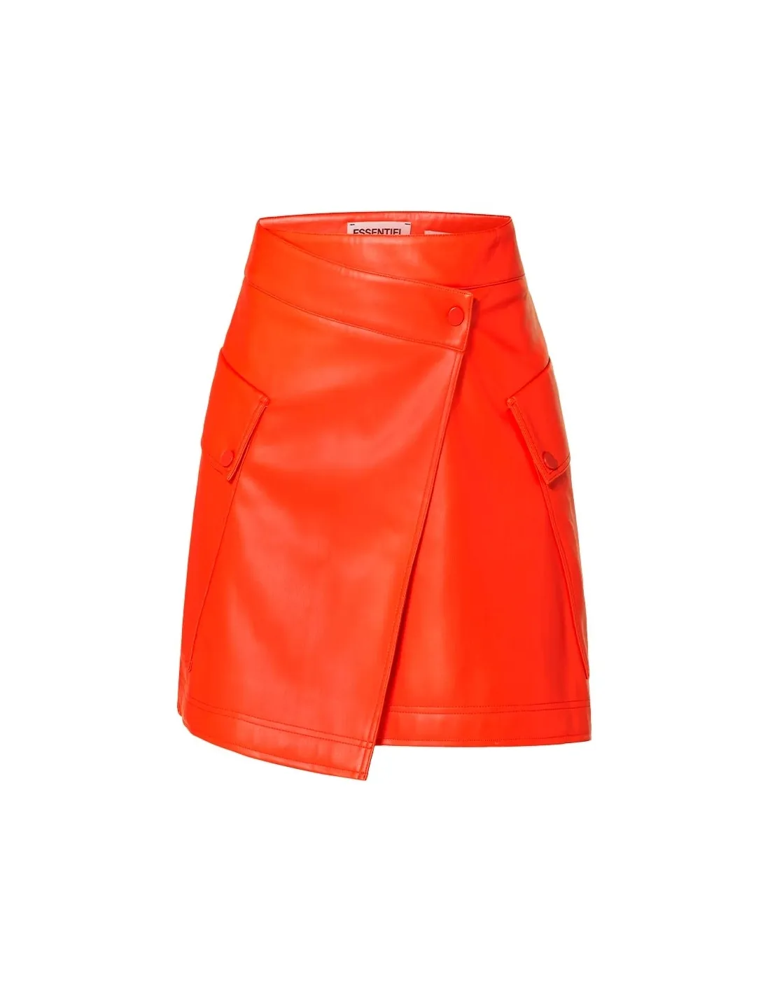 Falda de piel roja Gradual