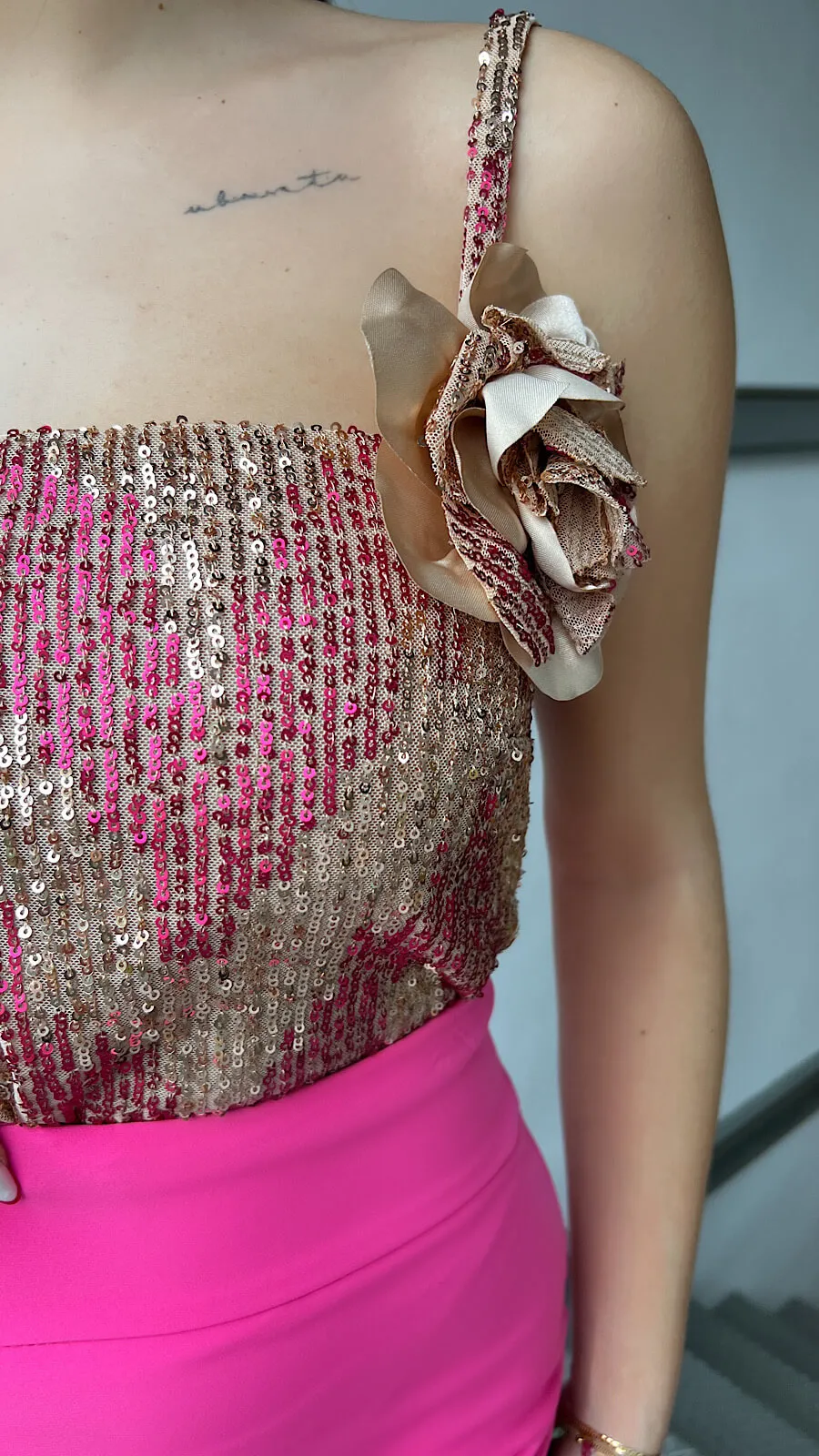 Falda Fucsia Silueta