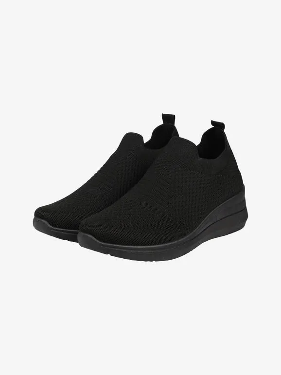 FASHION ZAPATILLAS SLIPON DE MUJER CON CUñA.