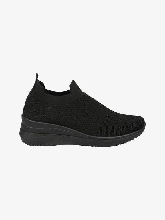 FASHION ZAPATILLAS SLIPON DE MUJER CON CUñA.