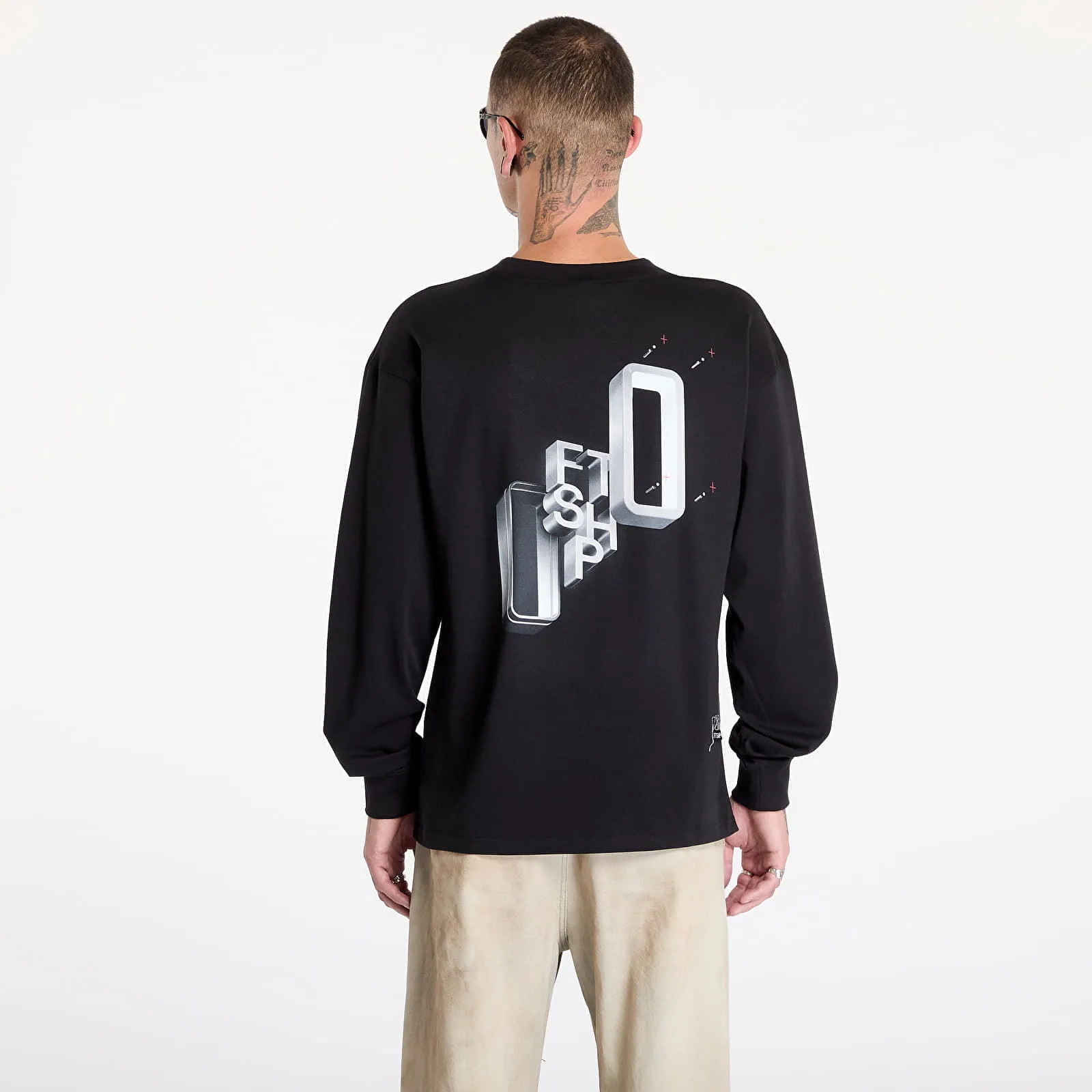 Footshop FTSHP Metal Glass Box Longsleeve Tee UNISEX Black XS