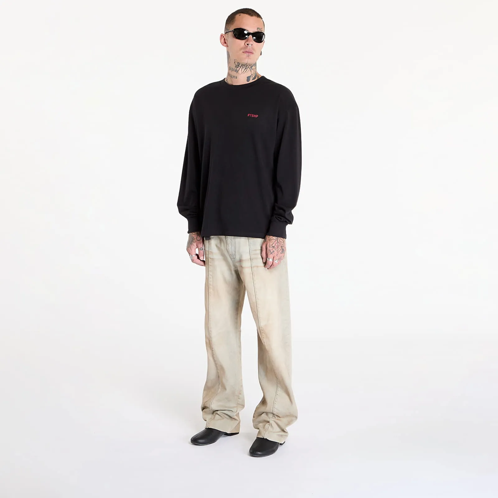 Footshop FTSHP Metal Glass Box Longsleeve Tee UNISEX Black XS