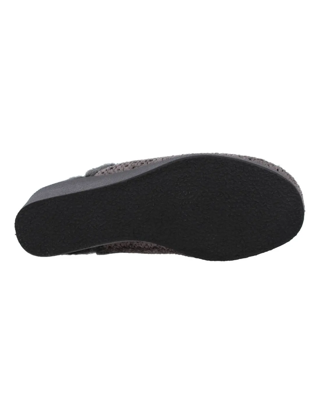 GARZóN  ZAPATILLAS CASA CUñA LANA FANTASíA GRIS OSCURO