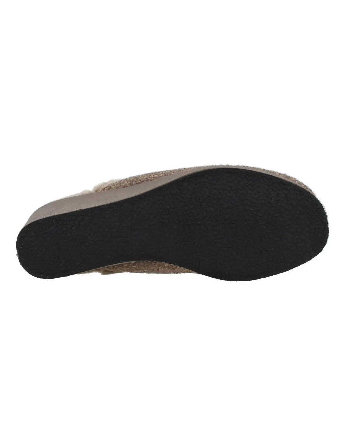 GARZóN  ZAPATILLAS DE CASA MUJER CUñA LANA FANTASíA TAUPE