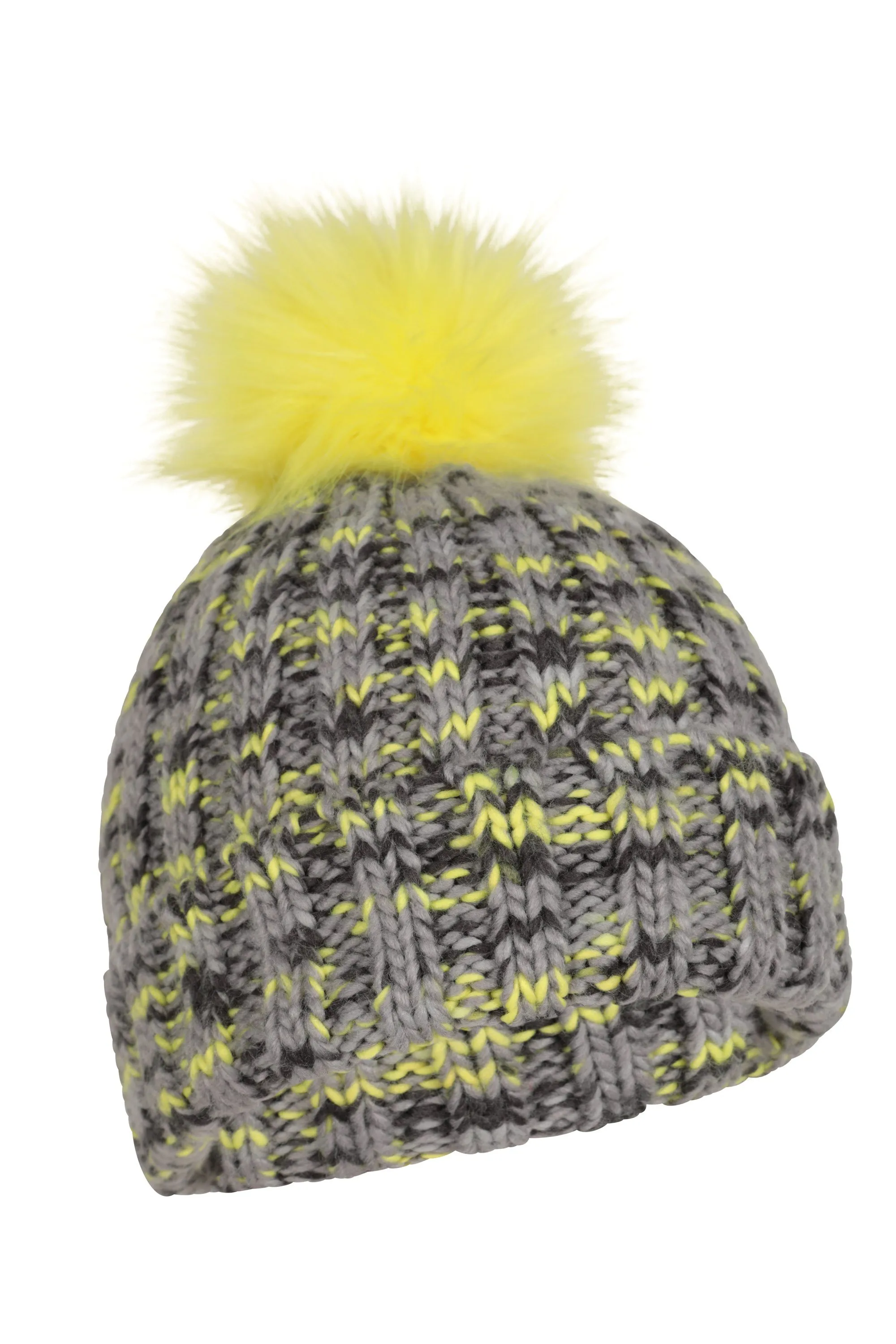 Geneva gorro infantil con pompón y forro de borrego