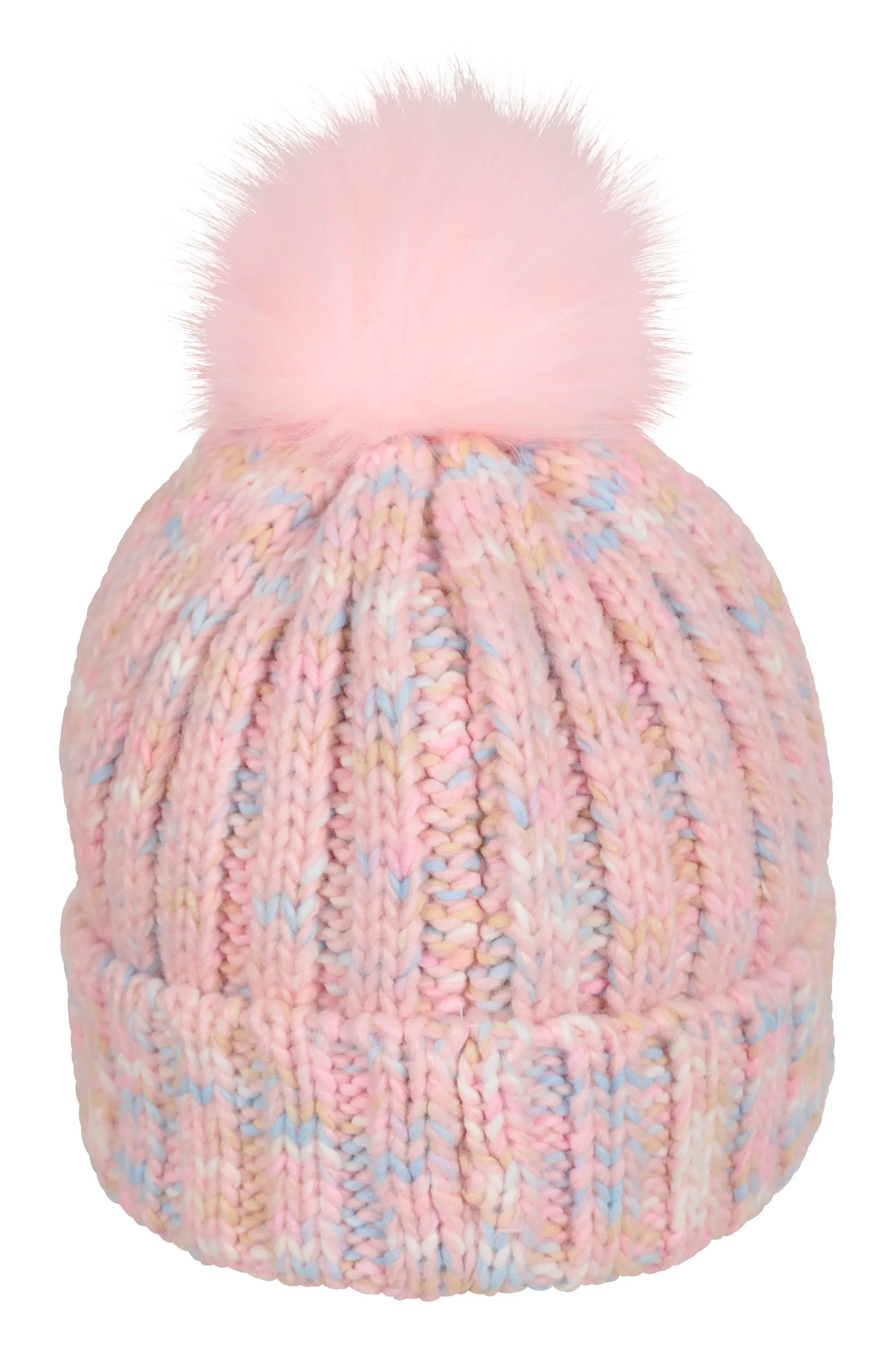 Geneva gorro infantil con pompón y forro de borrego