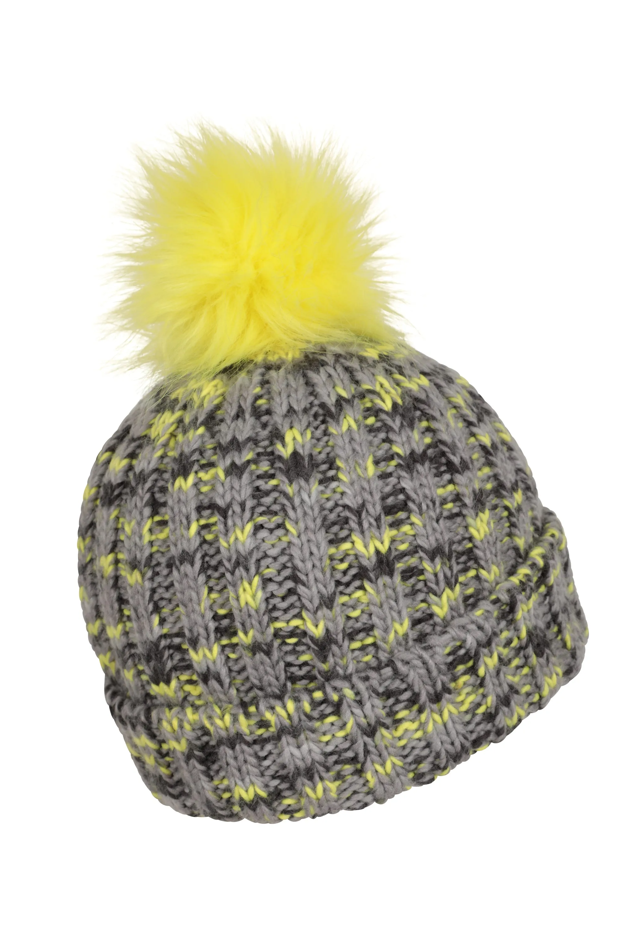 Geneva gorro infantil con pompón y forro de borrego