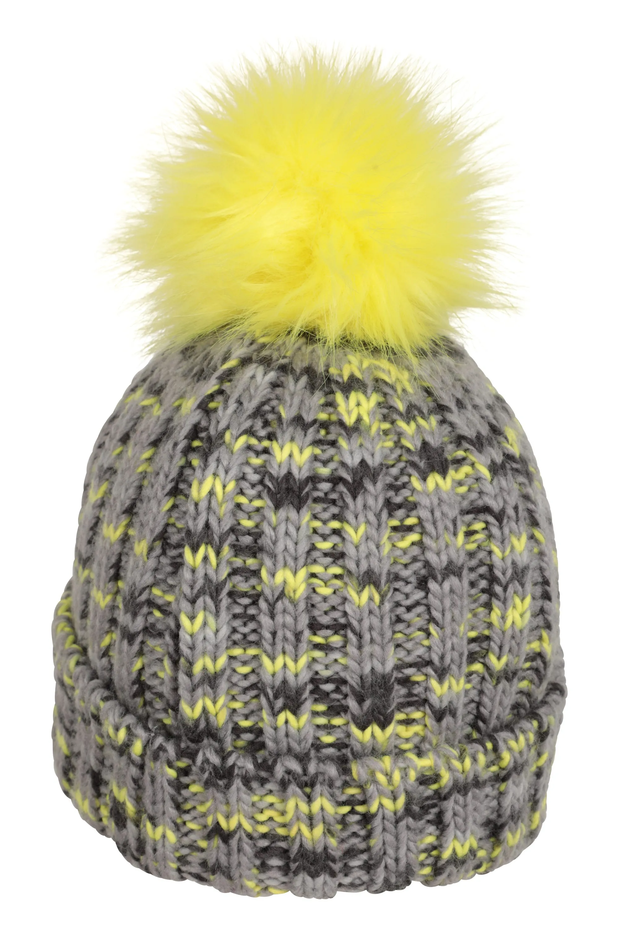 Geneva gorro infantil con pompón y forro de borrego