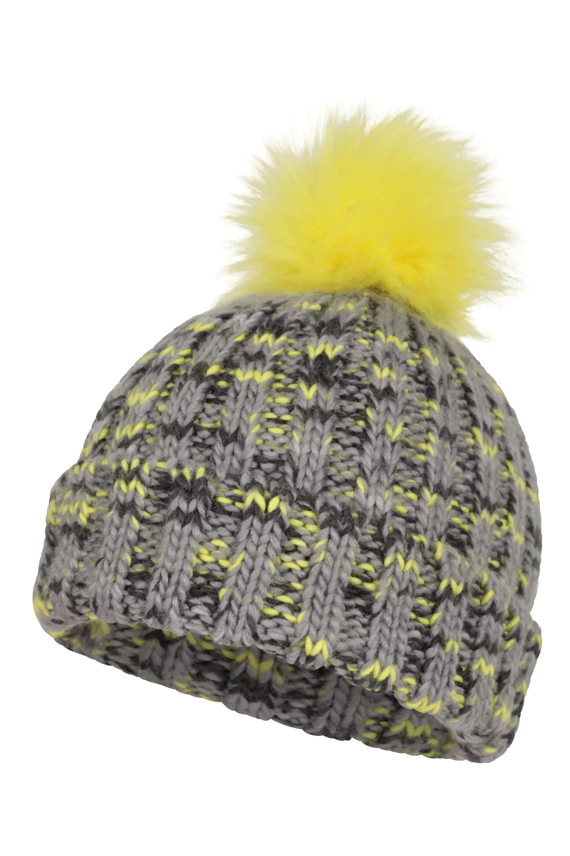 Geneva gorro infantil con pompón y forro de borrego
