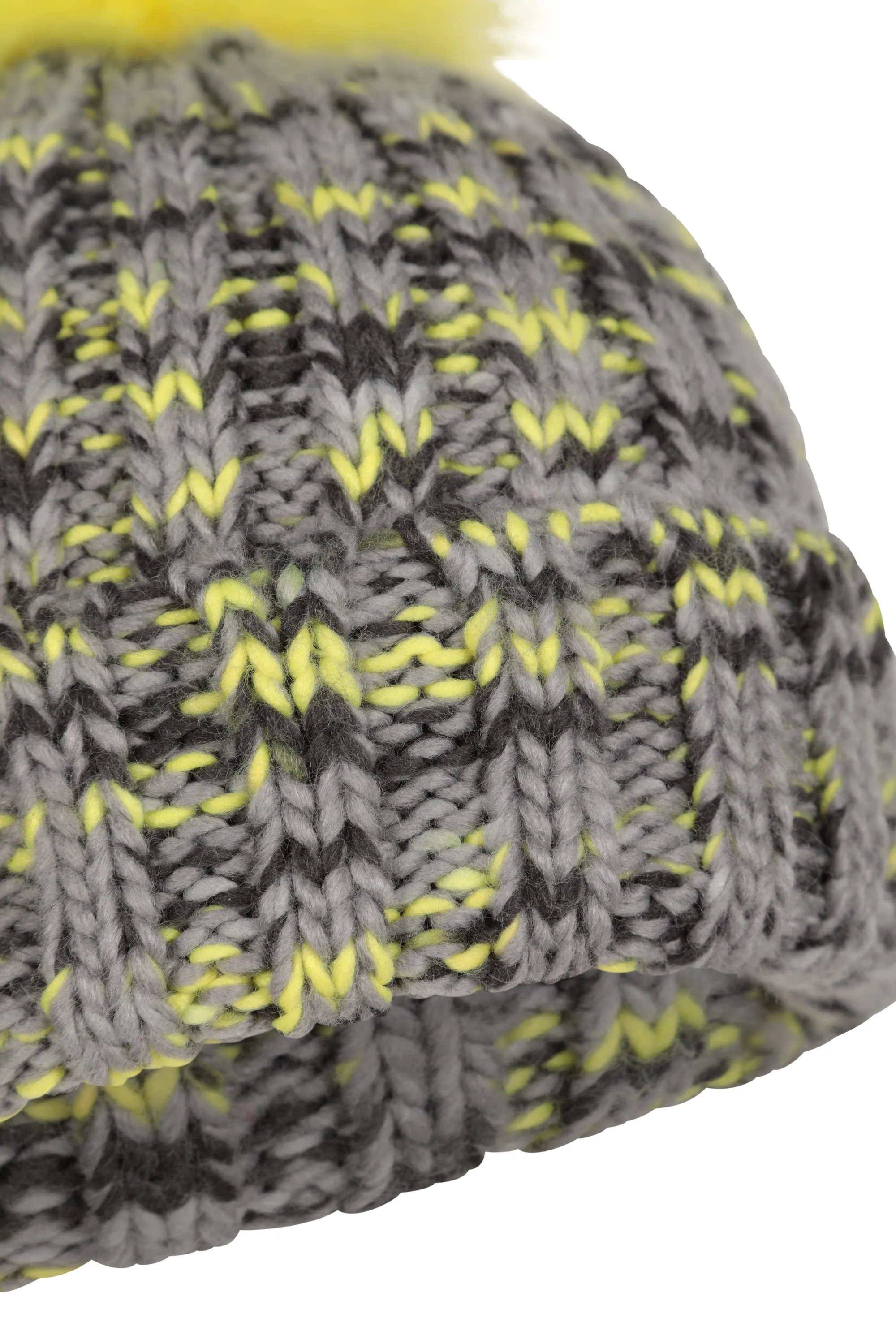 Geneva gorro infantil con pompón y forro de borrego